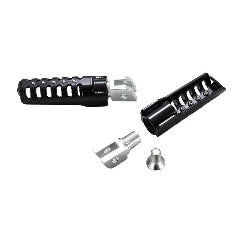 Fotpinnar Burly Razorback svart Softail with foot pegs 18-26