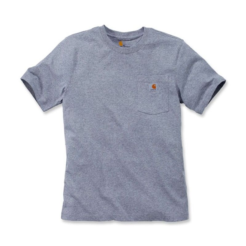 Carhartt Workwear Pocket T-Shirt S/S Heather Grey Male Eu Size Xl