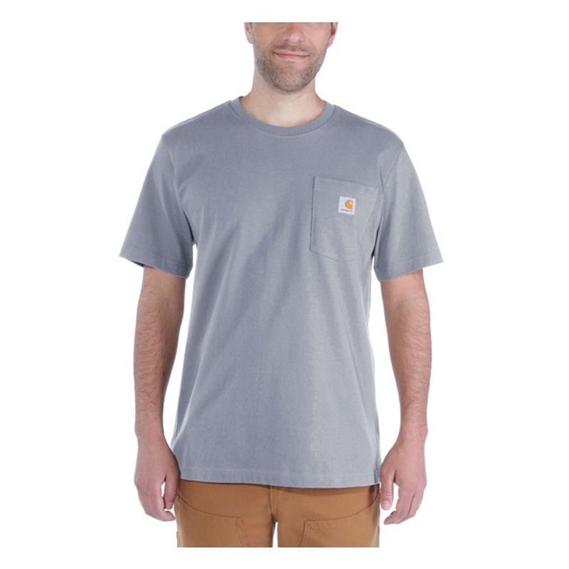 Carhartt Workwear Pocket T-Shirt S/S Heather Grey Male Eu Size Xl