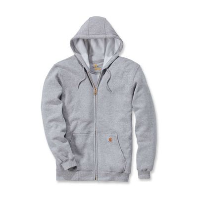 Hoodie Carhartt stl L melerad grå lång
