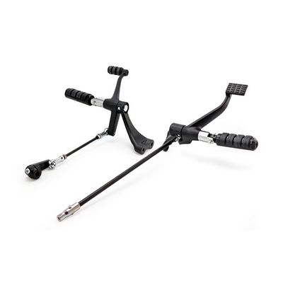 Framflyttade reglage MCS Evo ISO svart XL Sportster 14-22
