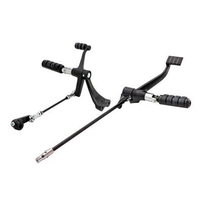 Framflyttade reglage MCS Evo ISO svart XL Sportster 14-22