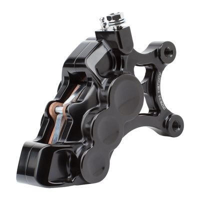 Bromsok fram vänster 6-kolv Arlen Ness 14" svart Softail 15-26