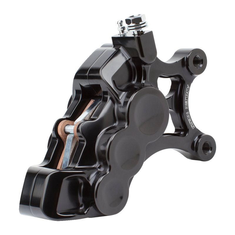Bromsok fram vänster 6-kolv Arlen Ness 14" svart Softail 15-26