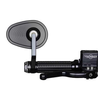 Spegel Motogadget Club 130" svart for 22mm and 1 inch handlebar