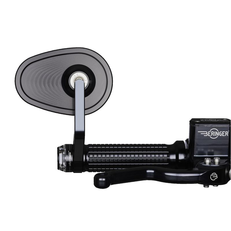 Spegel Motogadget Club 130" svart for 22mm and 1 inch handlebar