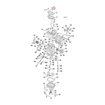 Skruv lock Mikuni C5=0410-B