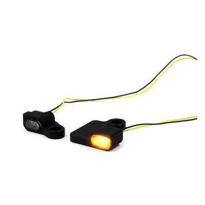 Blinkers LED under styre Zieger Below 5 svart XL Sportster 04-13