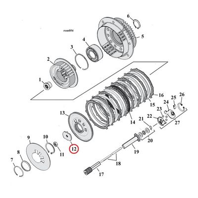 Platta MCS Clutch Softail 18-26