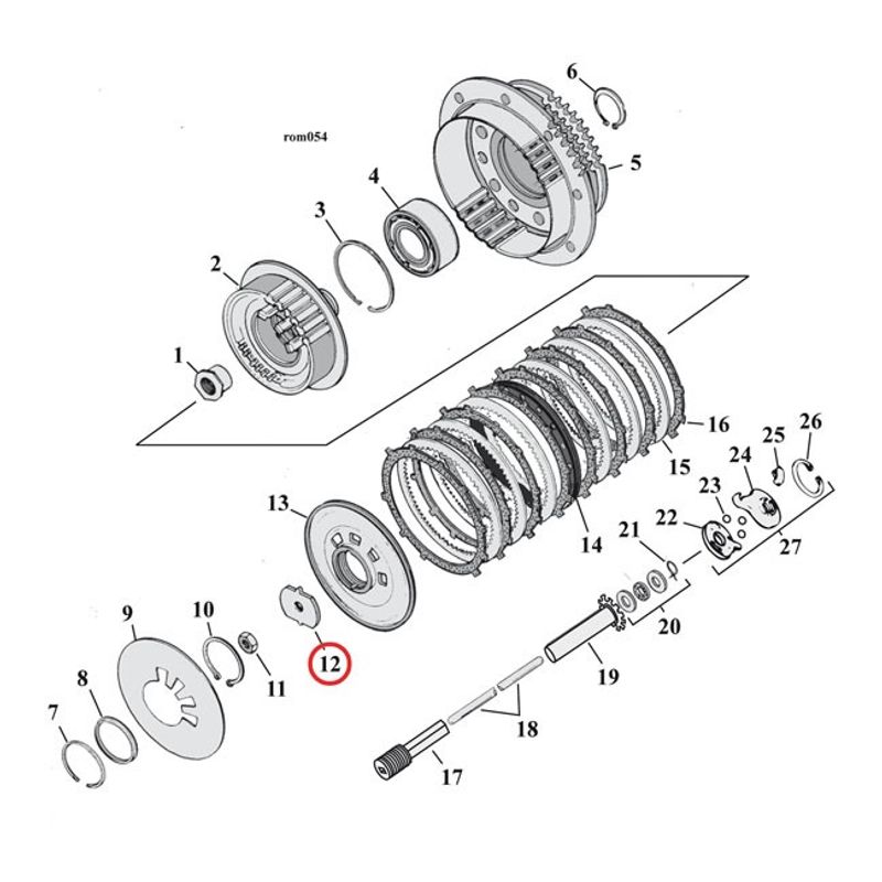 Platta MCS Clutch Softail 18-26