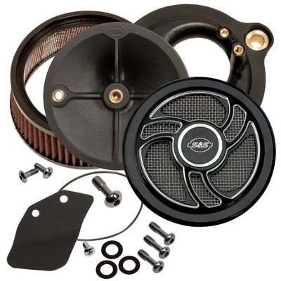 Luftfiltersats S&S 170-0393C Torker svart Softail 18-24