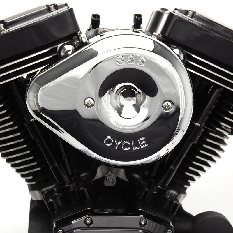 Luftfiltersats S&S 170-0528 krom Softail 00-15
