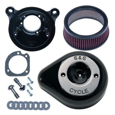 Luftfiltersats S&S 170-0529 svart Softail 00-15