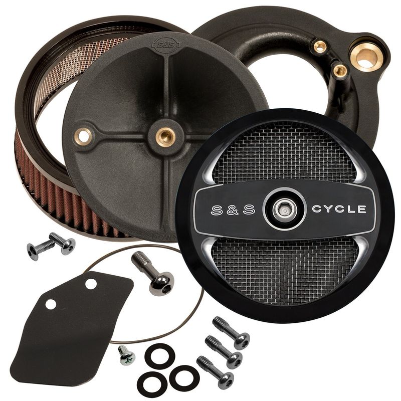 Luftfiltersats S&S 170-0394C Air 1 svart Softail 18-24