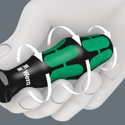 Skruvmejselsats extra lång Wera Kraftform 300 Plus 3 delar (3-pack)
