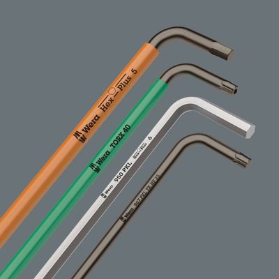Insexnyckelsats Wera Blacklaser metrisk från 1.5mm (6-pack)