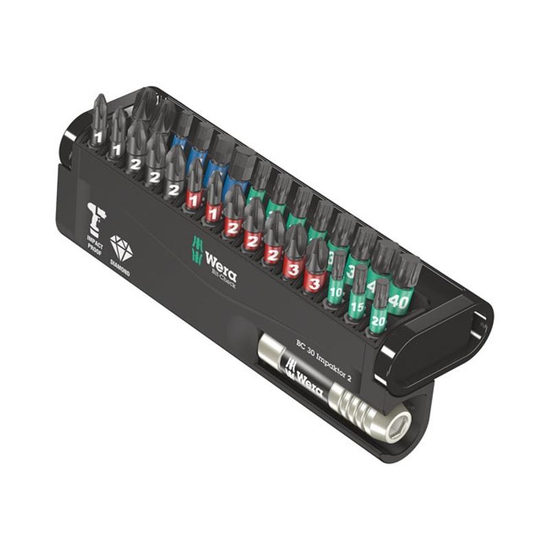 Wera bit-check 30 pcs. kit Impaktor 2