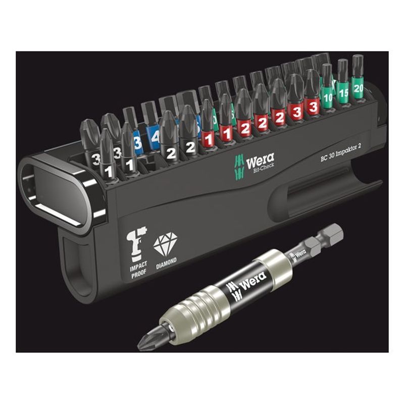 Wera bit-check 30 pcs. kit Impaktor 2