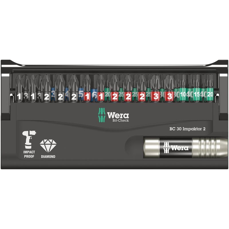 Wera bit-check 30 pcs. kit Impaktor 2