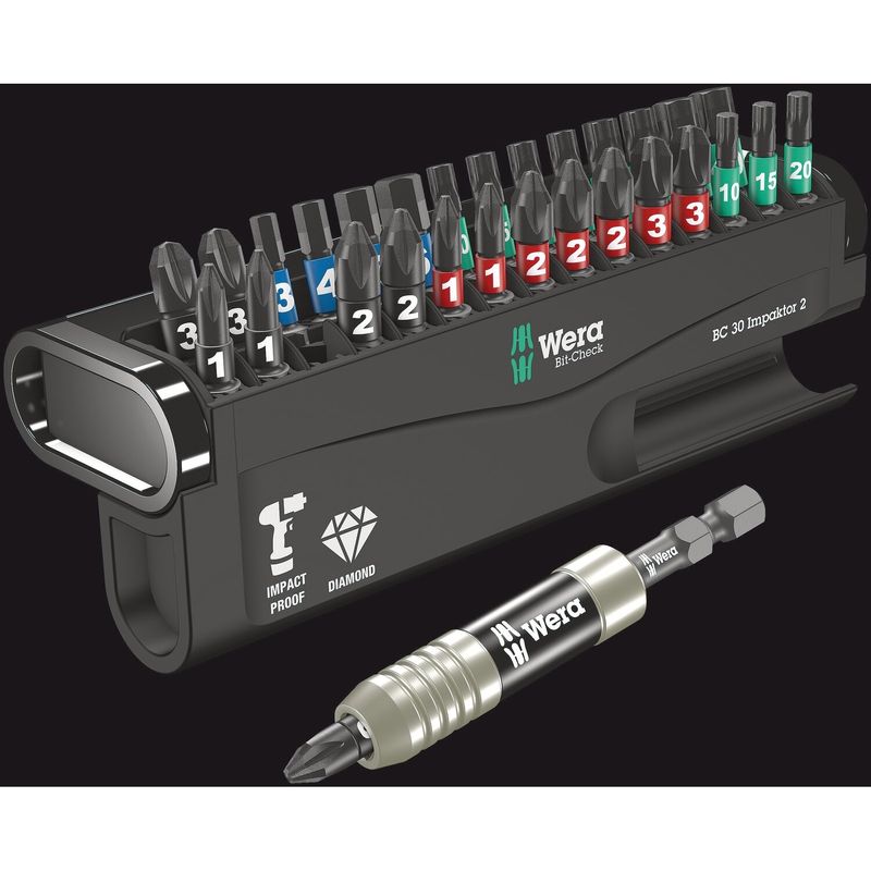 Wera bit-check 30 pcs. kit Impaktor 2