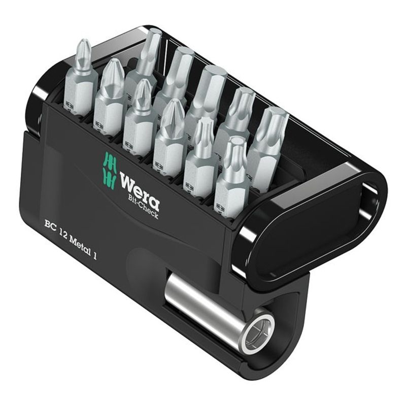 Bitssats med bitshållare Wera 11 delar