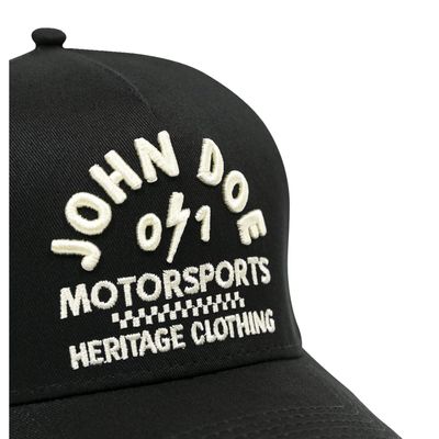 Keps John Doe svart vit