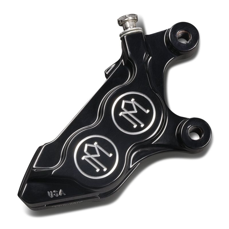 Bromsok fram Performance Machine PM 4 125x 4b höger Softail 15-26 svart