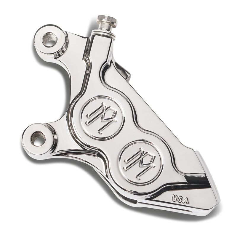 Bromsok fram Performance Machine PM 4 125x 4b vänster krom Softail 15-26