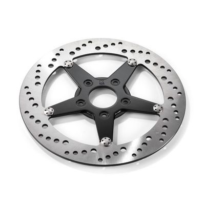 Bromsskiva Kustom Tech K-Tech 11.5 rostfri vänster svart Softail 00-25