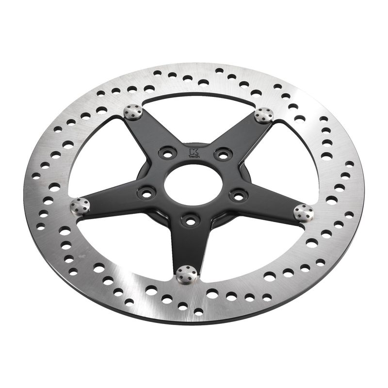 Bromsskiva Kustom Tech K-Tech 11.5 rostfri höger svart Softail 00-25