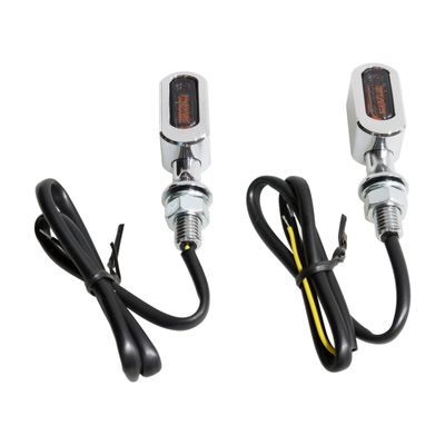 Blinkers MCS Fastline LED universal krom/rökfärgad