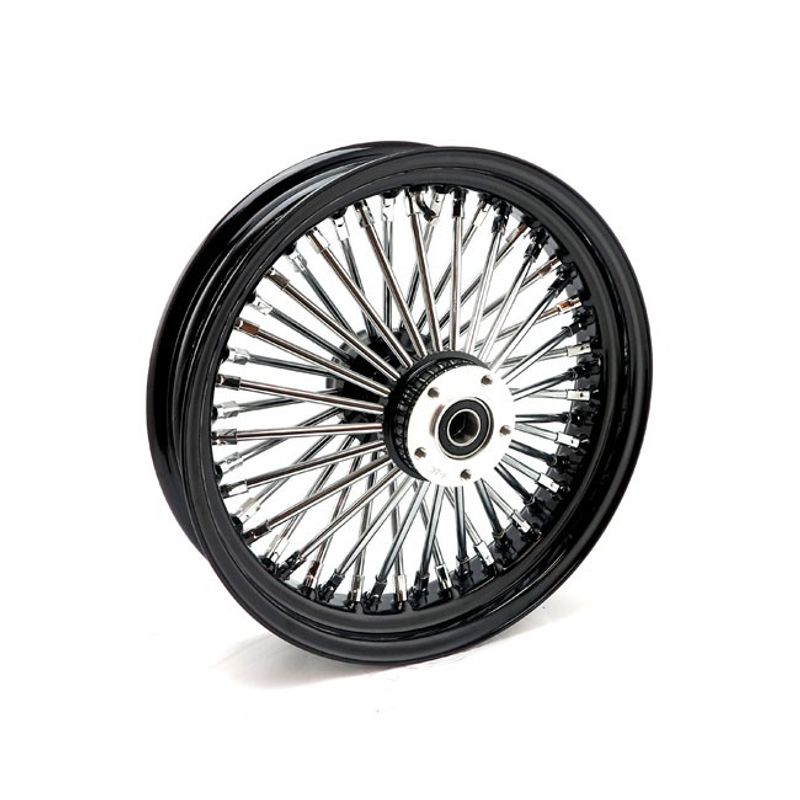 Bakhjul MCS radial 48 tjocka ekrar 3.50x16 svart Dyna 06-07