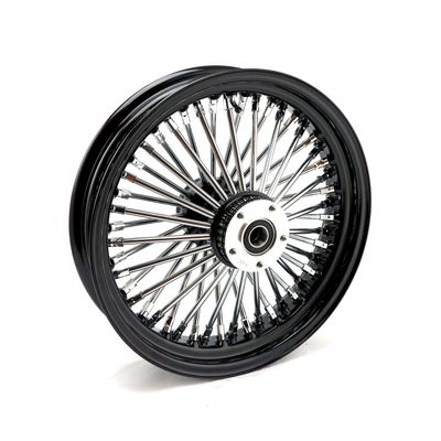 Bakhjul MCS radial 48 tjocka ekrar 3.50x16 svart Dyna 06-07