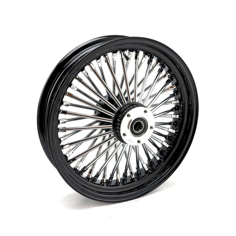 Bakhjul MCS radial 48 tjocka ekrar 3.50x16 svart Dyna 06-07