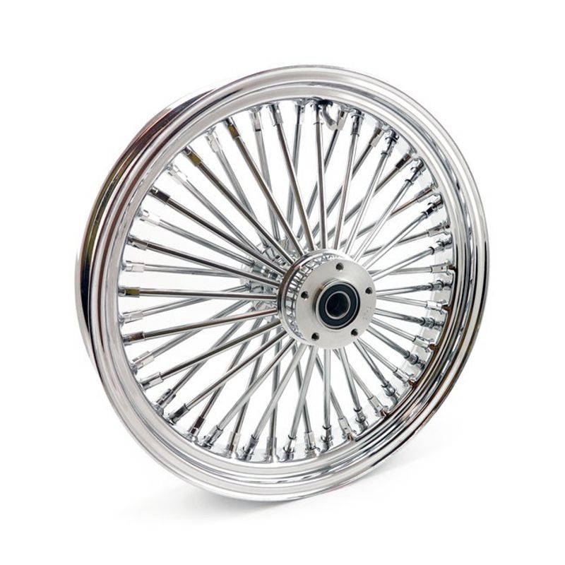 Framhjul MCS 48 18 DF 3.50 FLT/Touring 00-07 krom