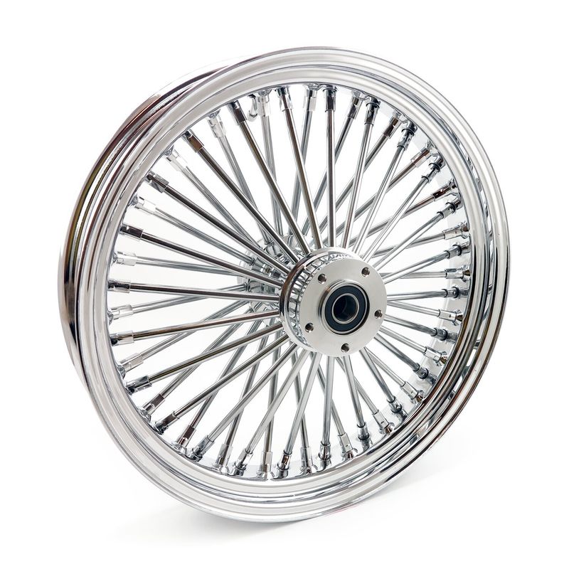 Framhjul MCS 48 18 DF 3.50 FLT/Touring 00-07 krom