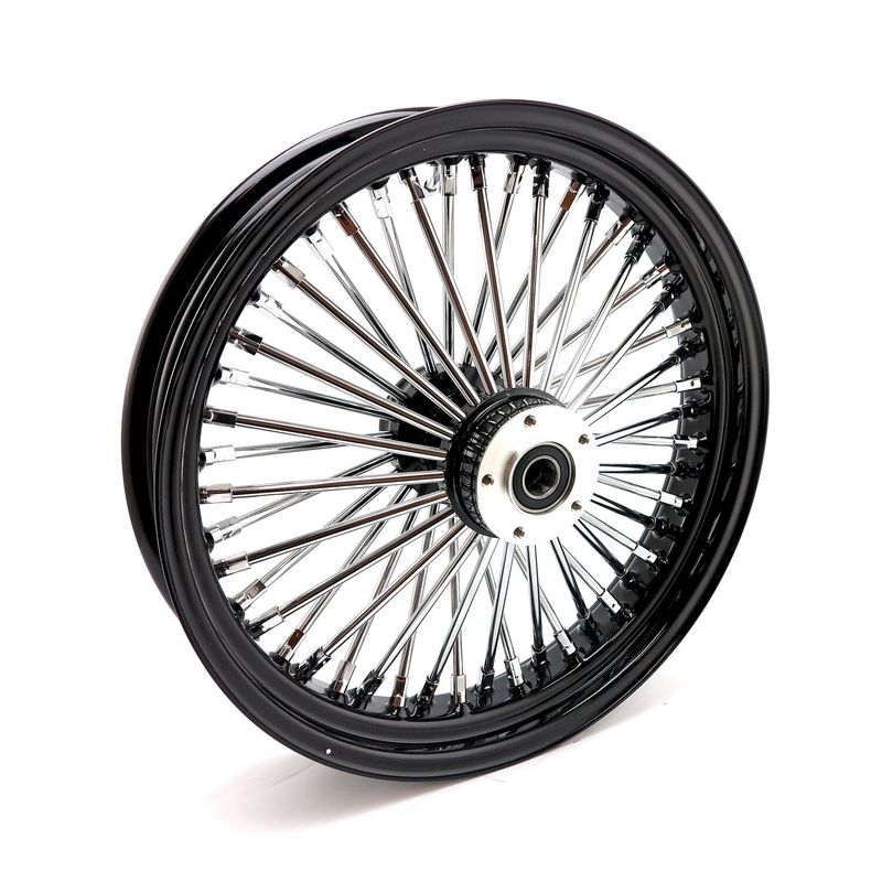 Framhjul MCS 48 18 DF 3.50 FLT/Touring 00-07 svart