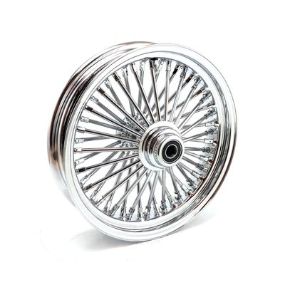 Framhjul MCS radial 48 tjocka ekrar 3.50x16 enkel skiva krom FXDWG 04-05