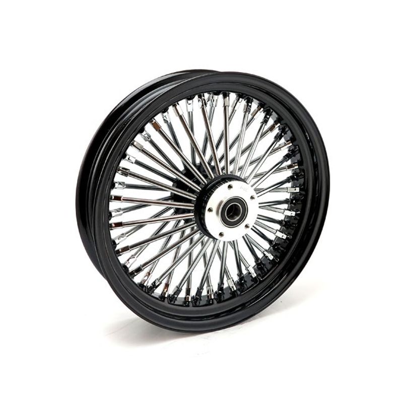 Framhjul MCS radial 48 tjocka ekrar 3.50x16 enkel skiva svart FXDWG 04-05