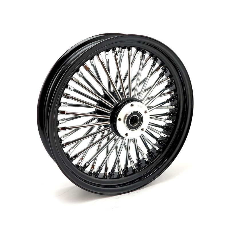 Framhjul MCS radial 48 tjocka ekrar 3.50x16 enkel skiva svart FXDWG 04-05