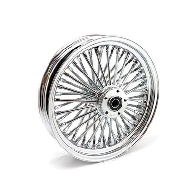 Bakhjul MCS radial 48 tjocka ekrar 3.50x16 krom Dyna 06-07