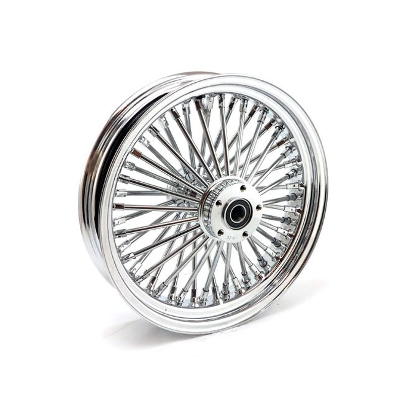 Bakhjul MCS radial 48 tjocka ekrar 3.50x16 krom Dyna 06-07