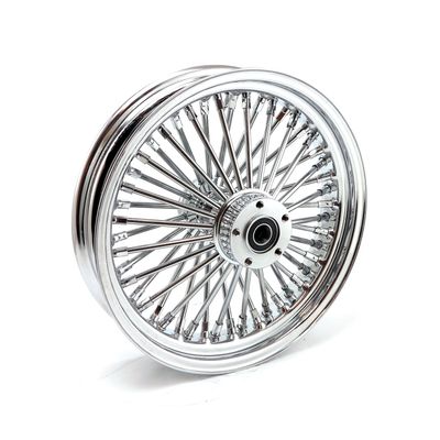 Bakhjul MCS radial 48 tjocka ekrar 3.50x16 krom Dyna 06-07