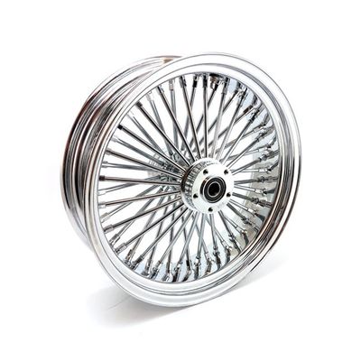 Bakhjul MCS radial 48 tjocka ekrar 5.50x18 krom FLT/Touring 02-07