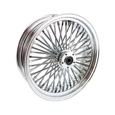 Bakhjul MCS radial 48 tjocka ekrar 5.50x18 krom FLT/Touring 02-07