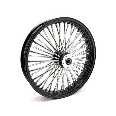 Framhjul MCS radial 48 tjocka ekrar 3.50x21 dubbla skivor svart FLT/Touring 00-07