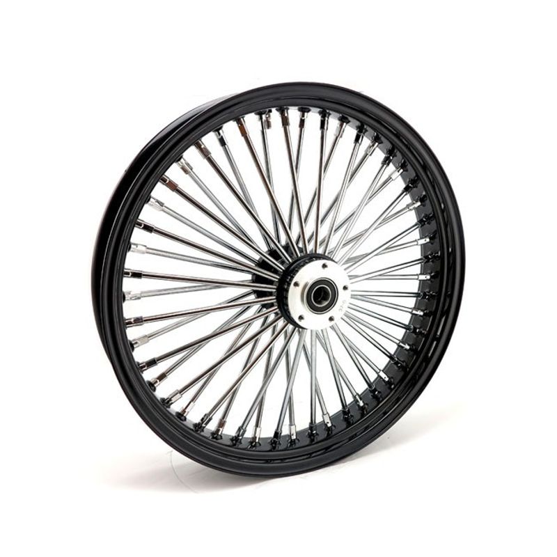 Framhjul MCS radial 48 tjocka ekrar 3.50x21 enkel skiva svart FXDWG 04-05