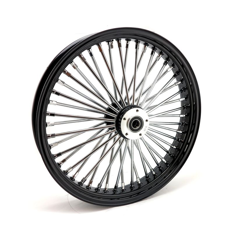 Framhjul MCS radial 48 tjocka ekrar 3.50x21 enkel skiva svart FXDWG 04-05
