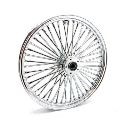 Framhjul MCS radial 48 tjocka ekrar 2.15x21 enkel skiva krom FXDWG 04-05