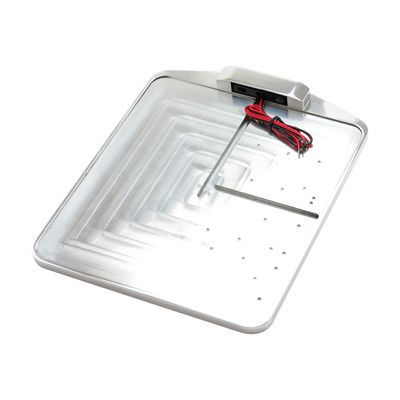 Nummerplåtshållare CPV PlateLight DE LED polerad